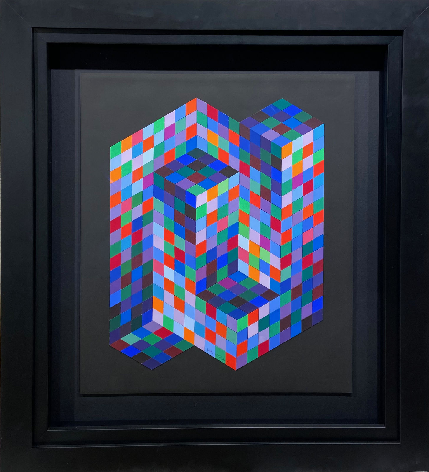 VICTOR VASARELY, Sin título, c. 1980