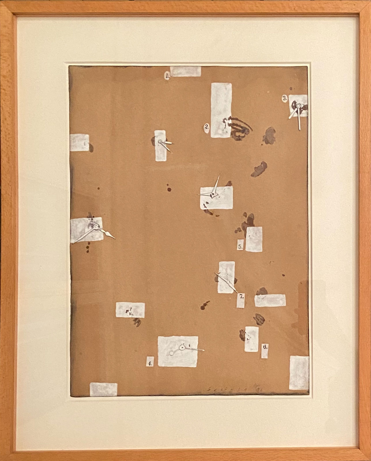 JAUME PLENSA, Etude pour la neige rouge, 1991