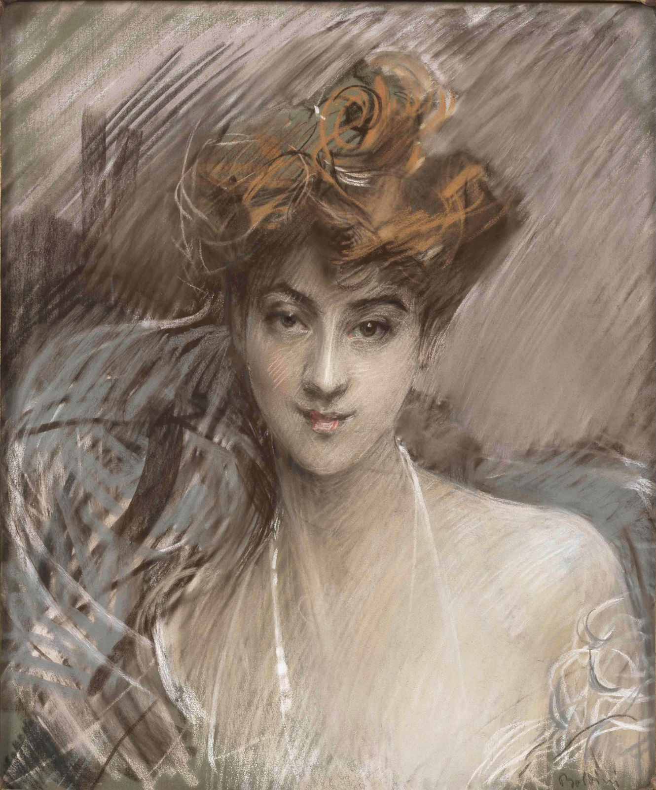 Gérard Di Maccio 幻想的な女性像 GIOVANNI BOLDINI, Portrait of Mme. Lucie Gérard, c. 1890
