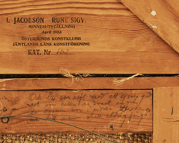 RUNE SIGVAND SVENSSON, Self-portait