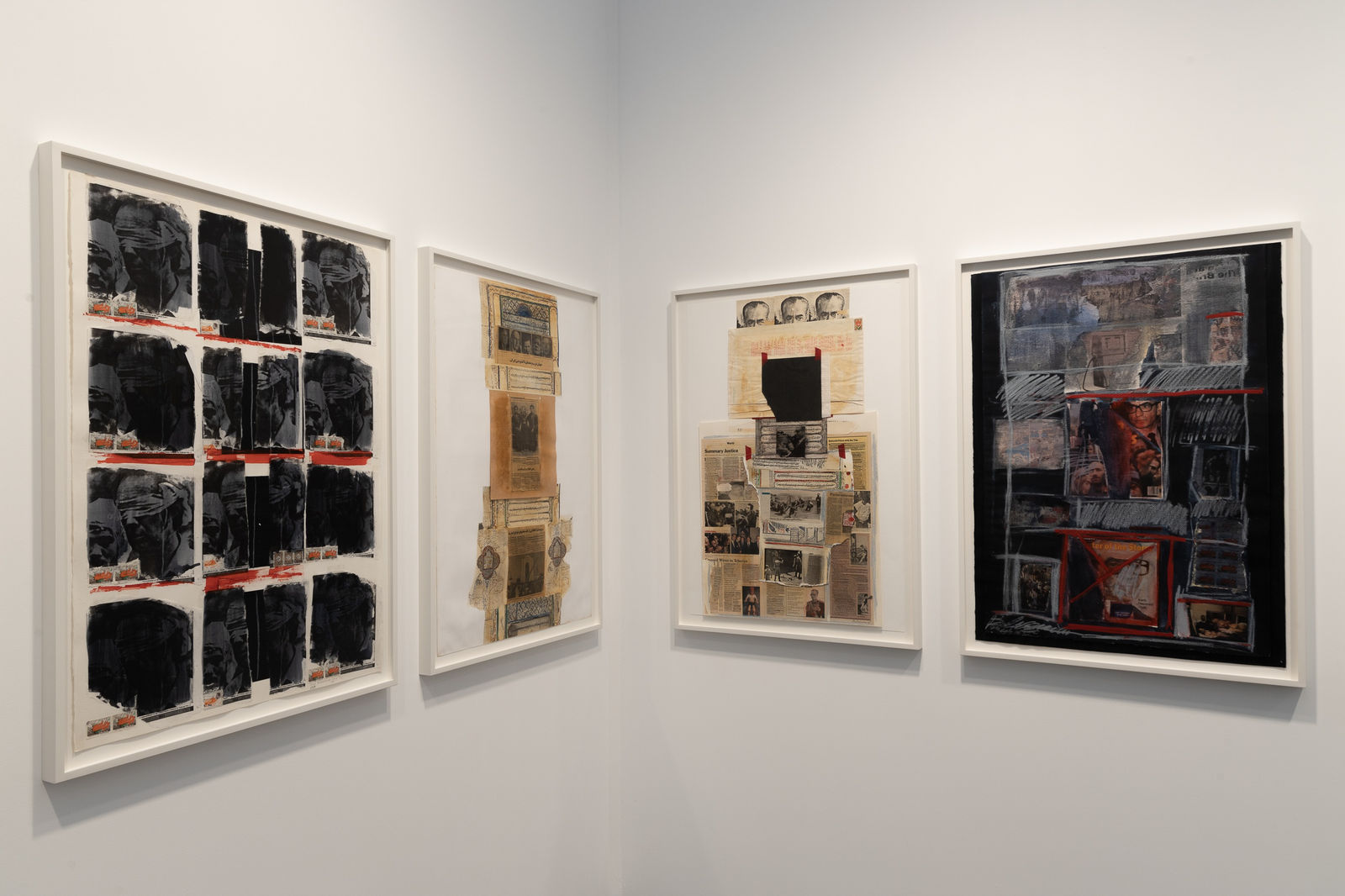 Installation view, Hostages: A Diary