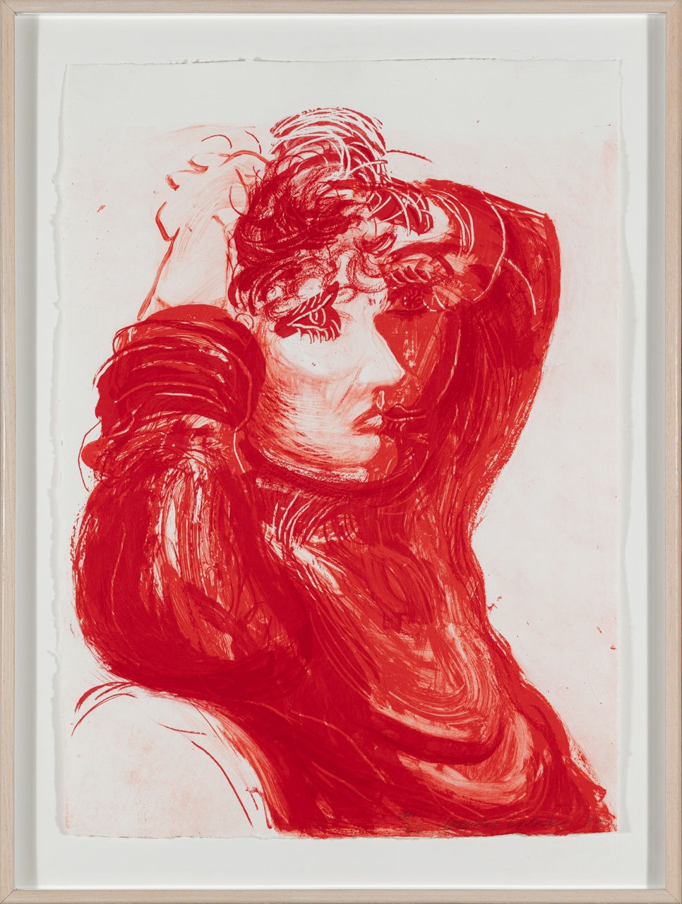 David Hockney, Red Celia, 1985