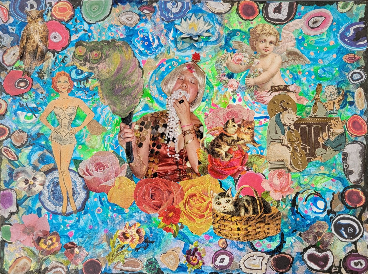 Cary Loren, Cotton Candy Cat Chow, 2009/2023