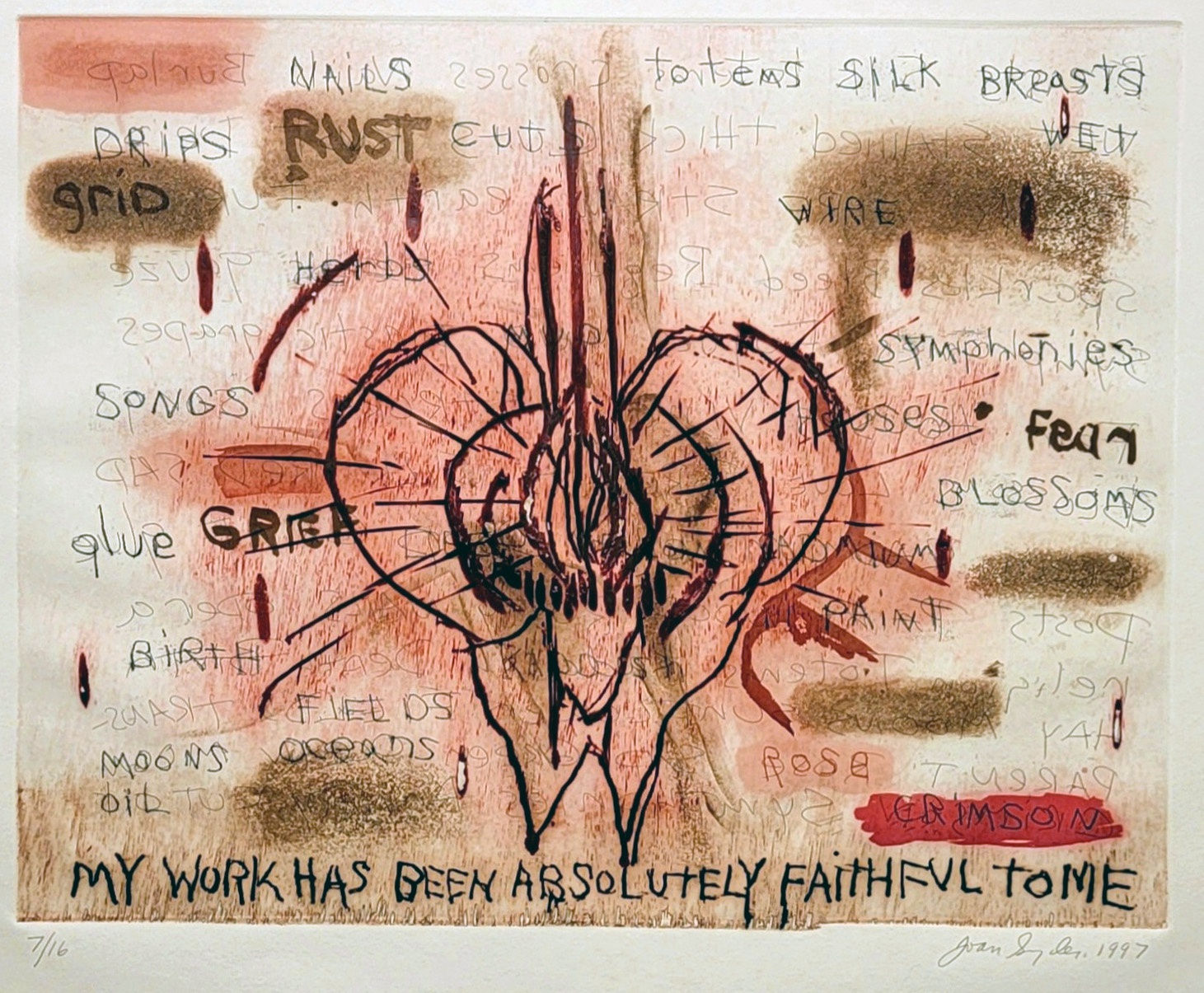 Joan Snyder, My work . . ., 1997