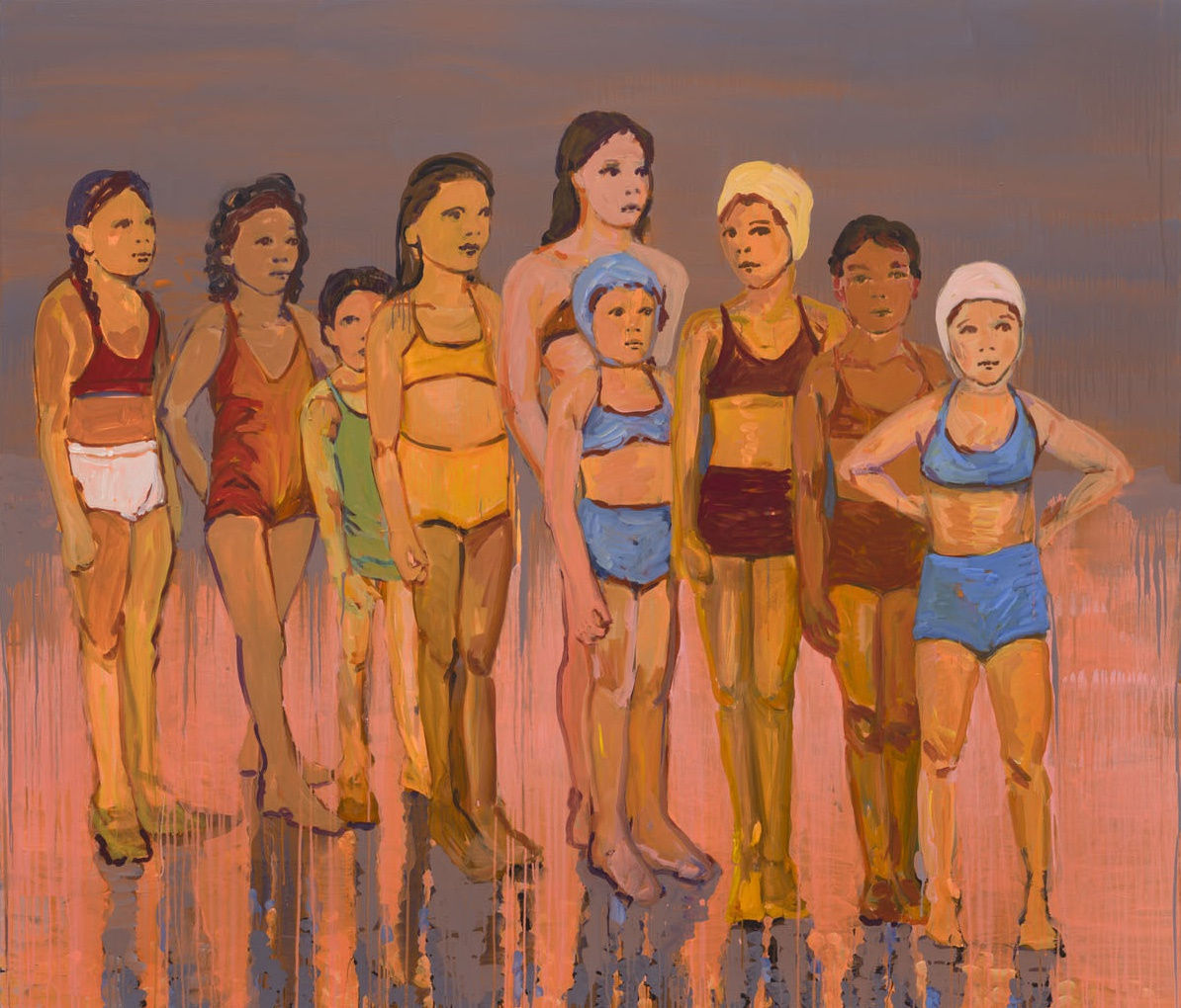 Claire Tabouret, The Swim Lesson, 2023