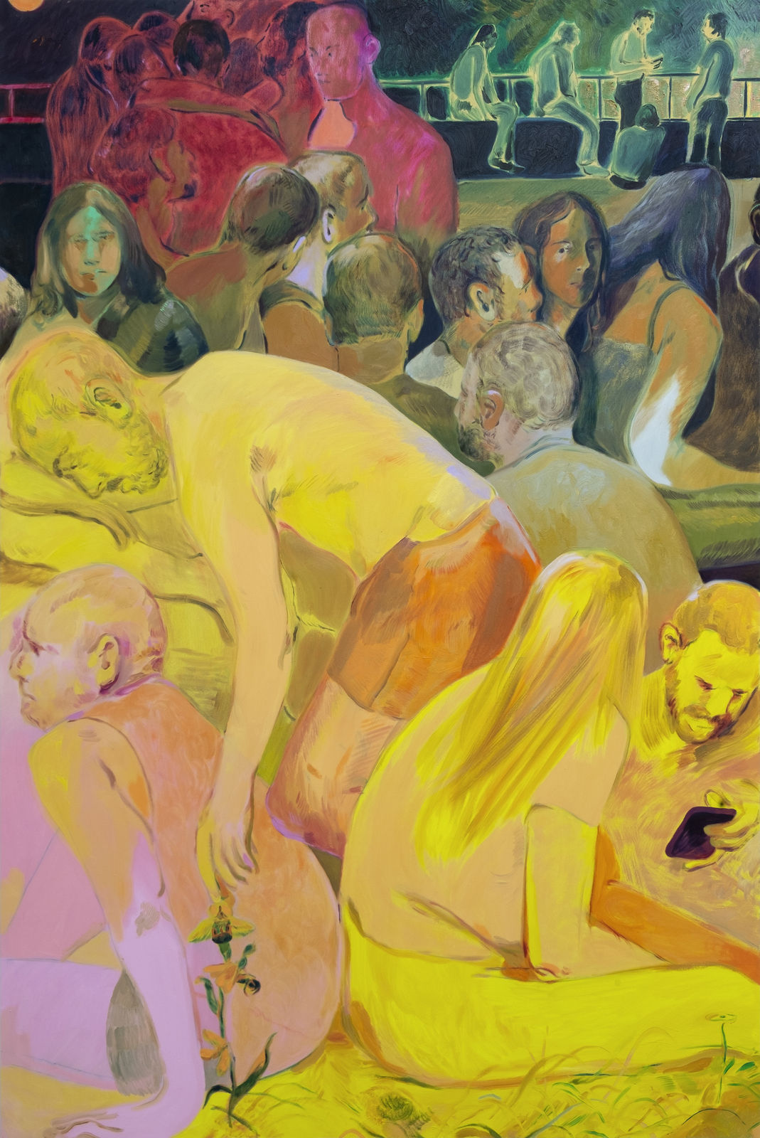 Anthony Cudahy, Crowd (Day and Night), 2020