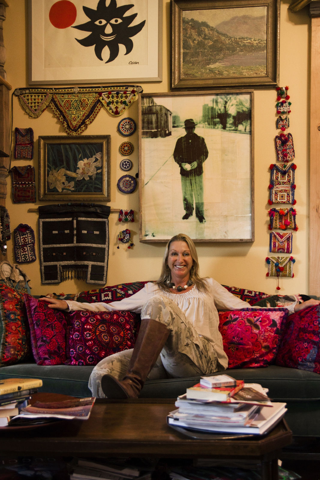 Natalie Clark in her Tetonia-Based Studio