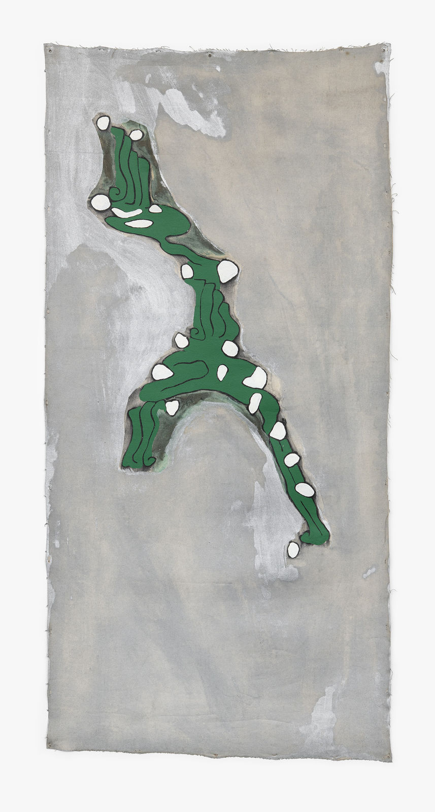 José Leonilson, Green waterfall, 1989