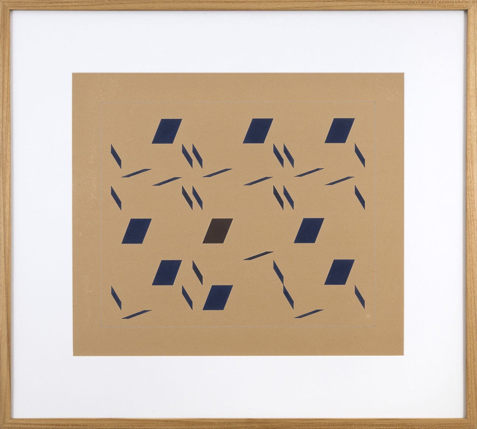 Hélio Oiticica, Metaeschema Sêco 27, 1957