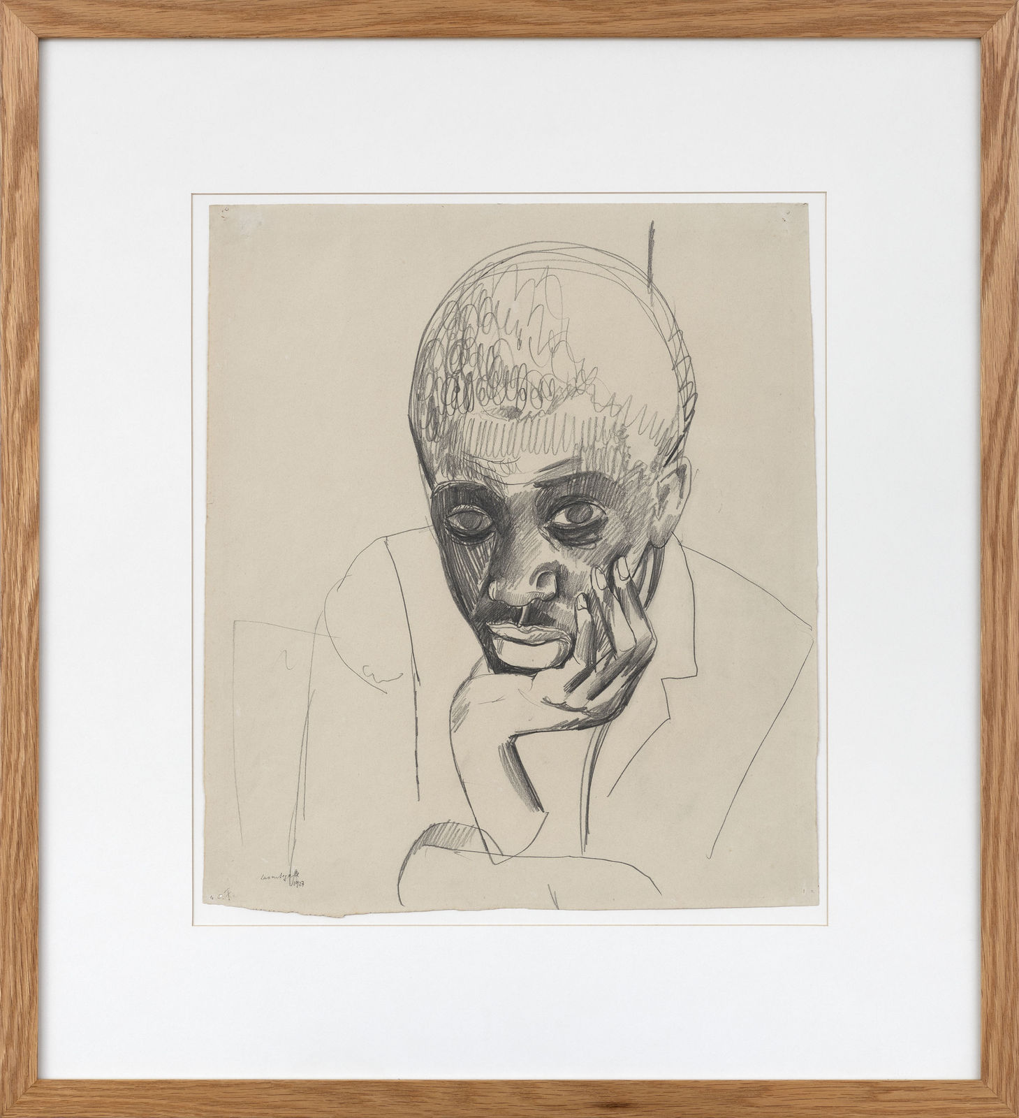 Lasar Segall, Black young man, 1927