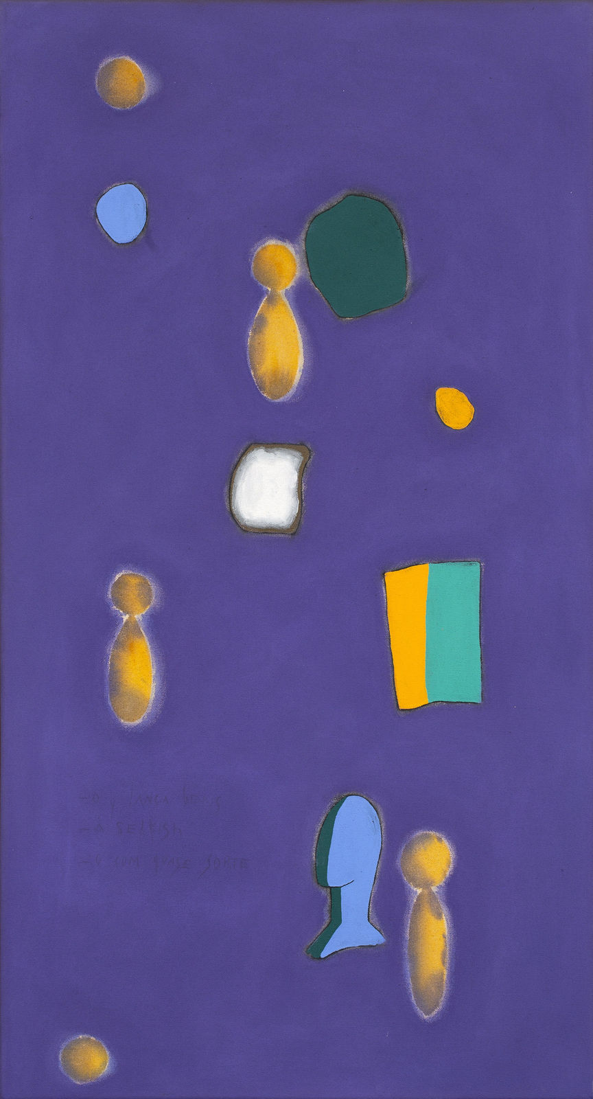 José Leonilson, He who throws goods, 1992