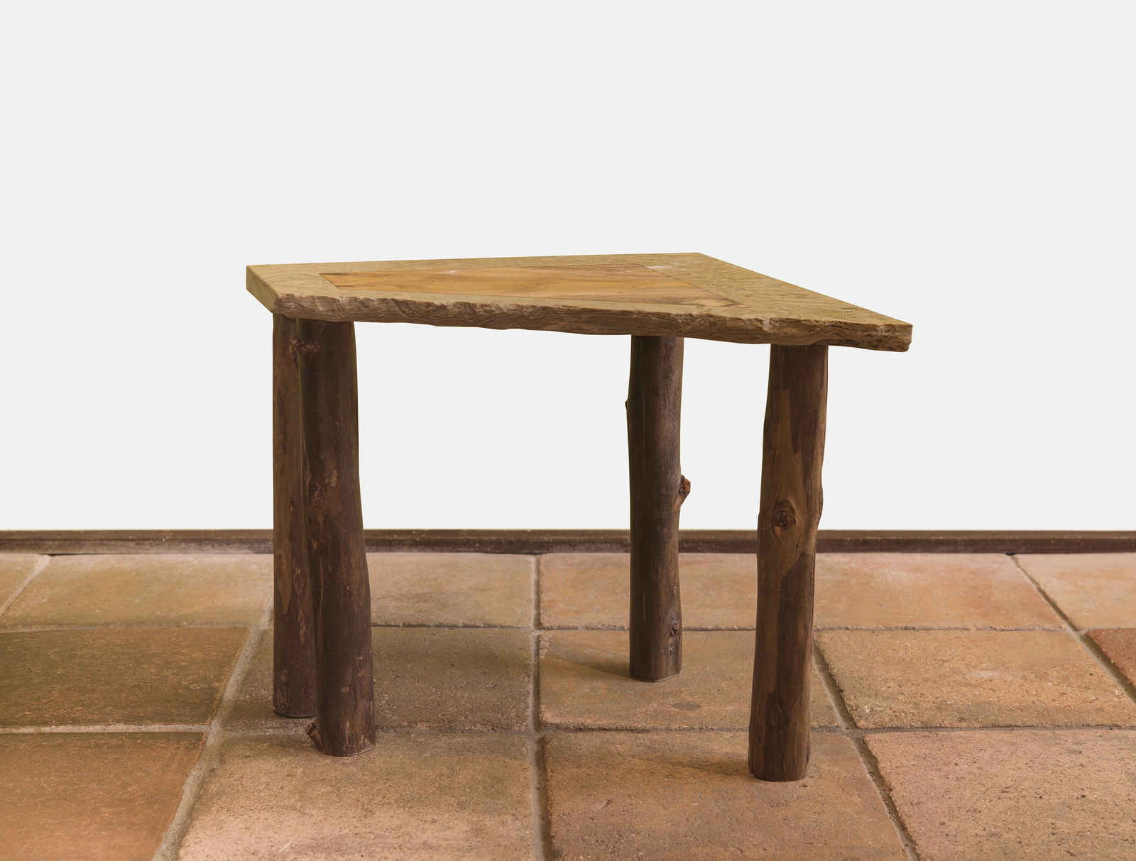 Jimmie Durham - LABINAC, Small Inlay Table, 2018