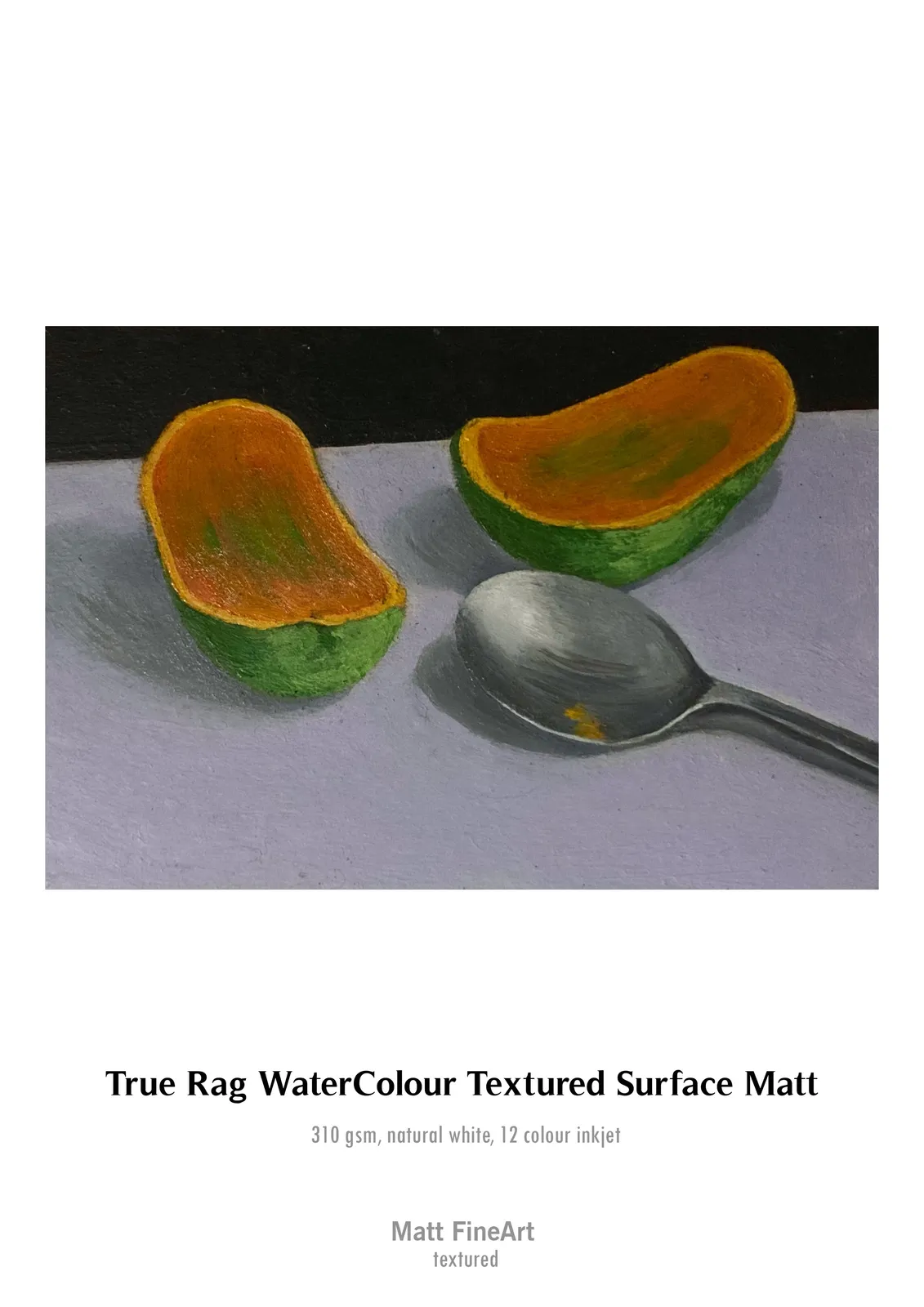 ‘Mango and spoon’, 2022