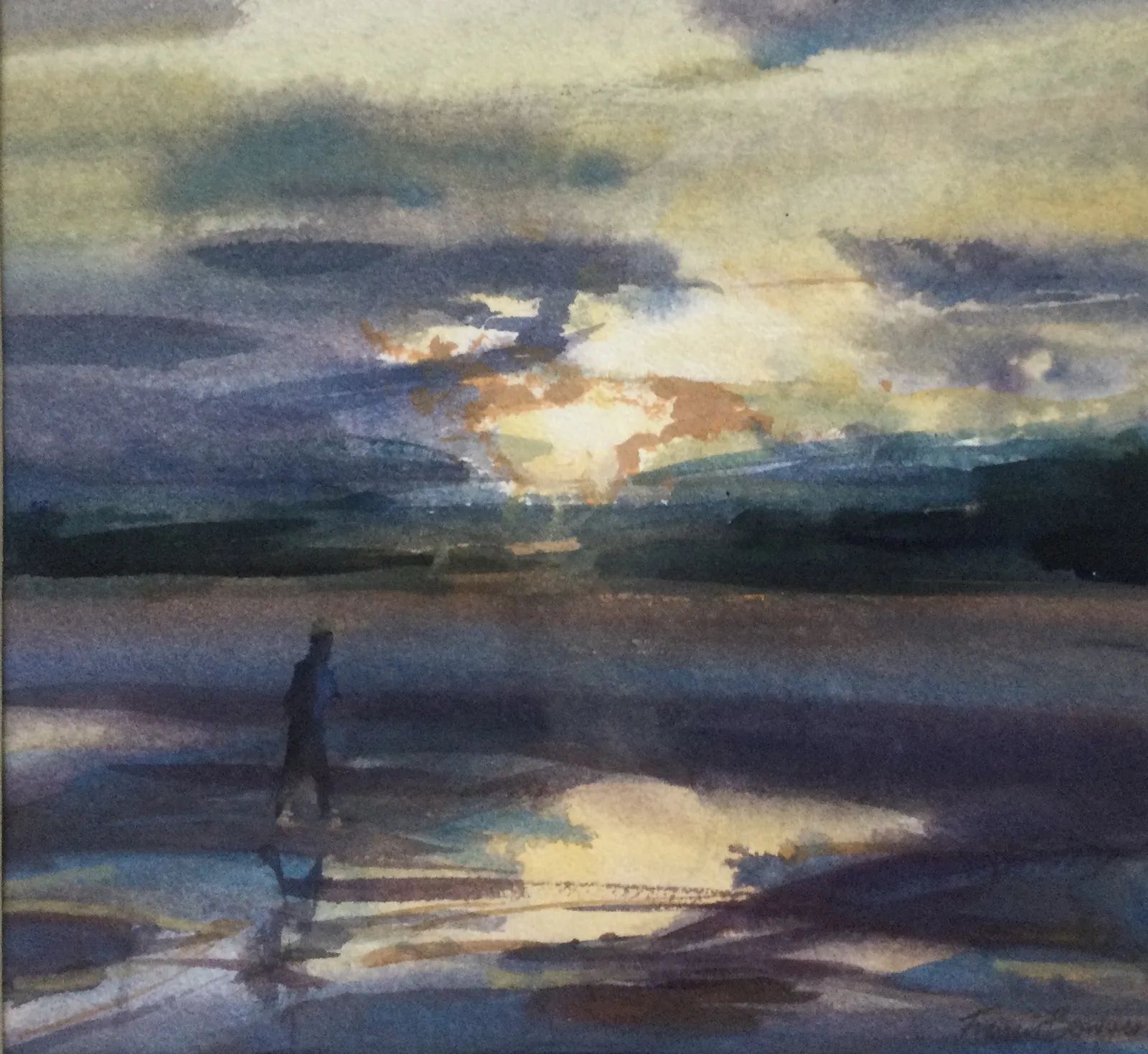 Francis Bowyer NEAC PPRWS, Solitary Stroll