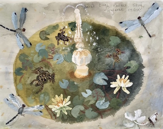 Clare Sprawson, Fountain Sharad Bagh Palace