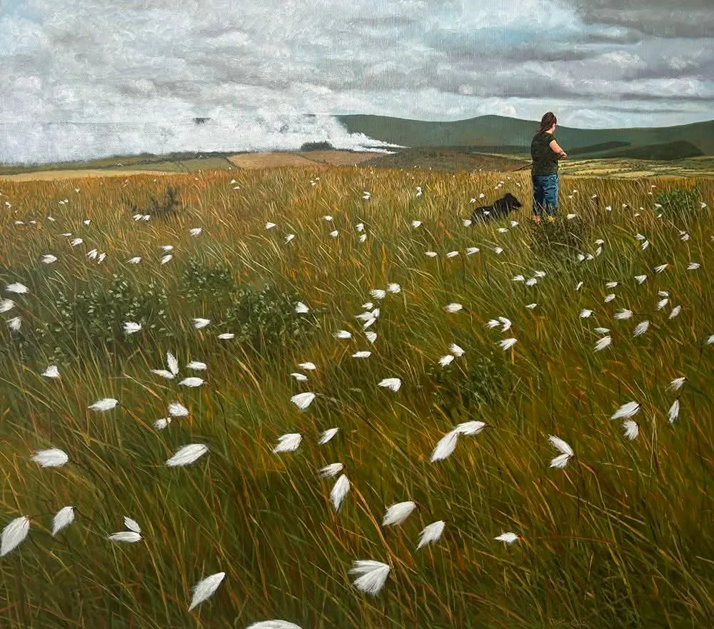Bog Cotton By Martin Gale RHA