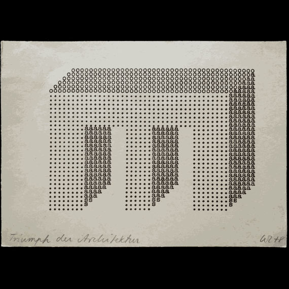 Ruth Wolf-Rehfeldt, Triumph der Architektur, 1978