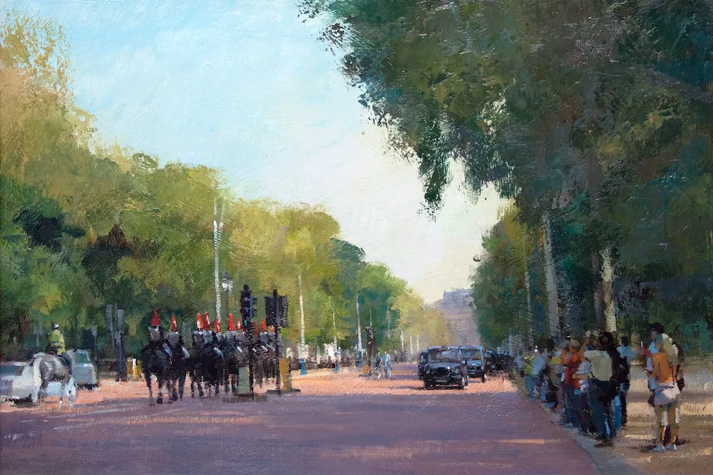 The Blues and Royals on the Mall