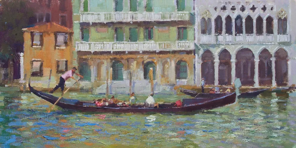 Gondola by the Ca'd'Oro, Venice