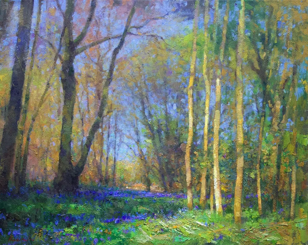 Bluebell woods near Stodmarsh 2