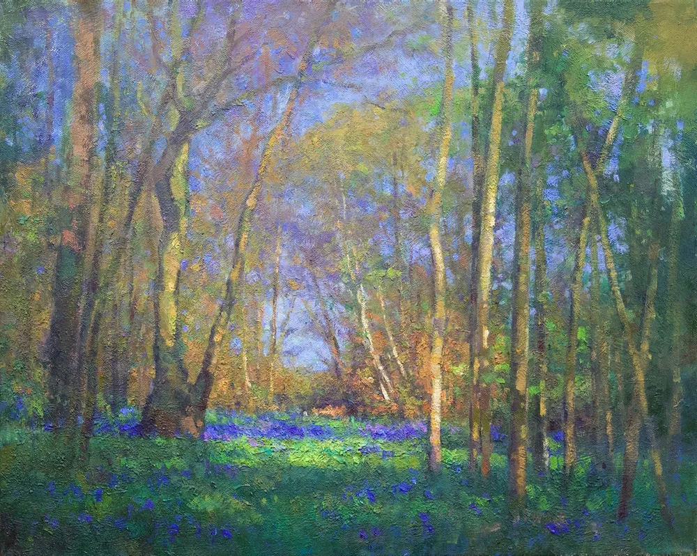 Bluebell woods near Stodmarsh