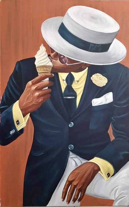 Luzamba Musiri Zemba, I scream (ice-cream), 2021