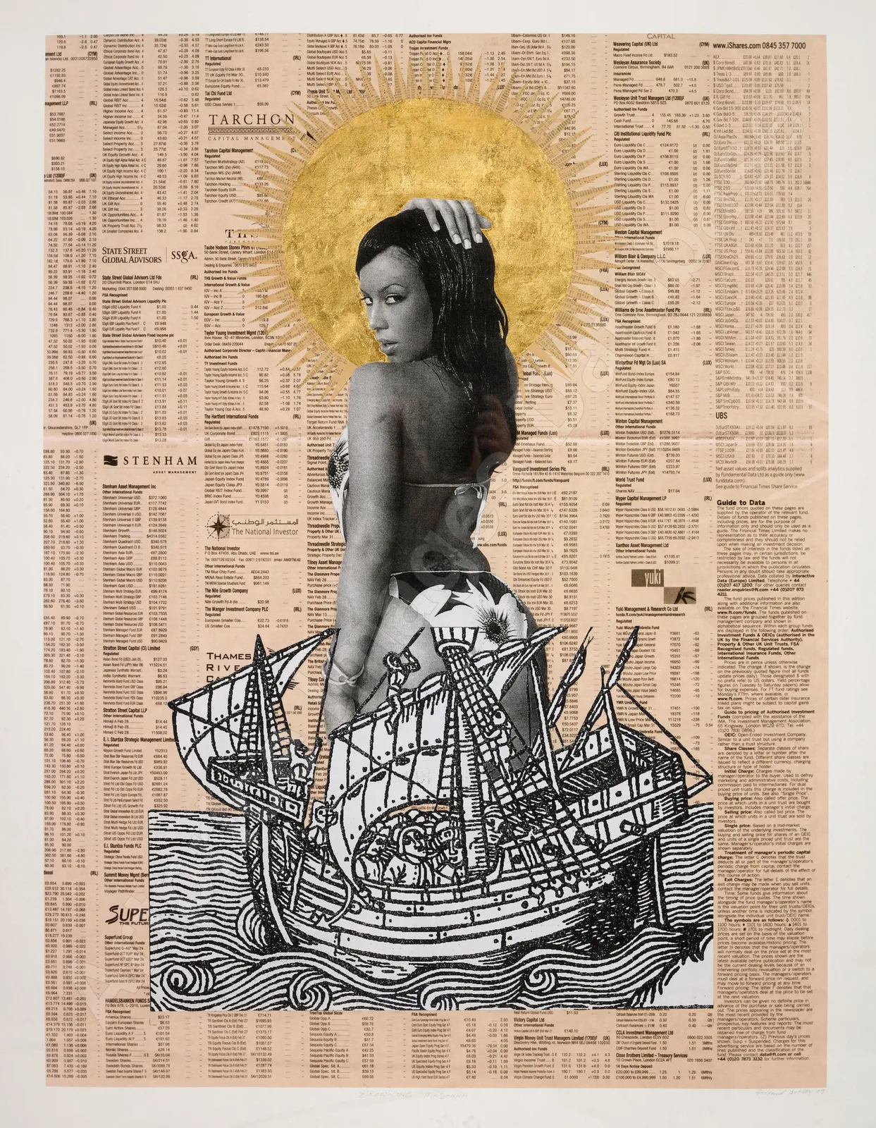 Godfried Donkor, Browning Madonna, 2009