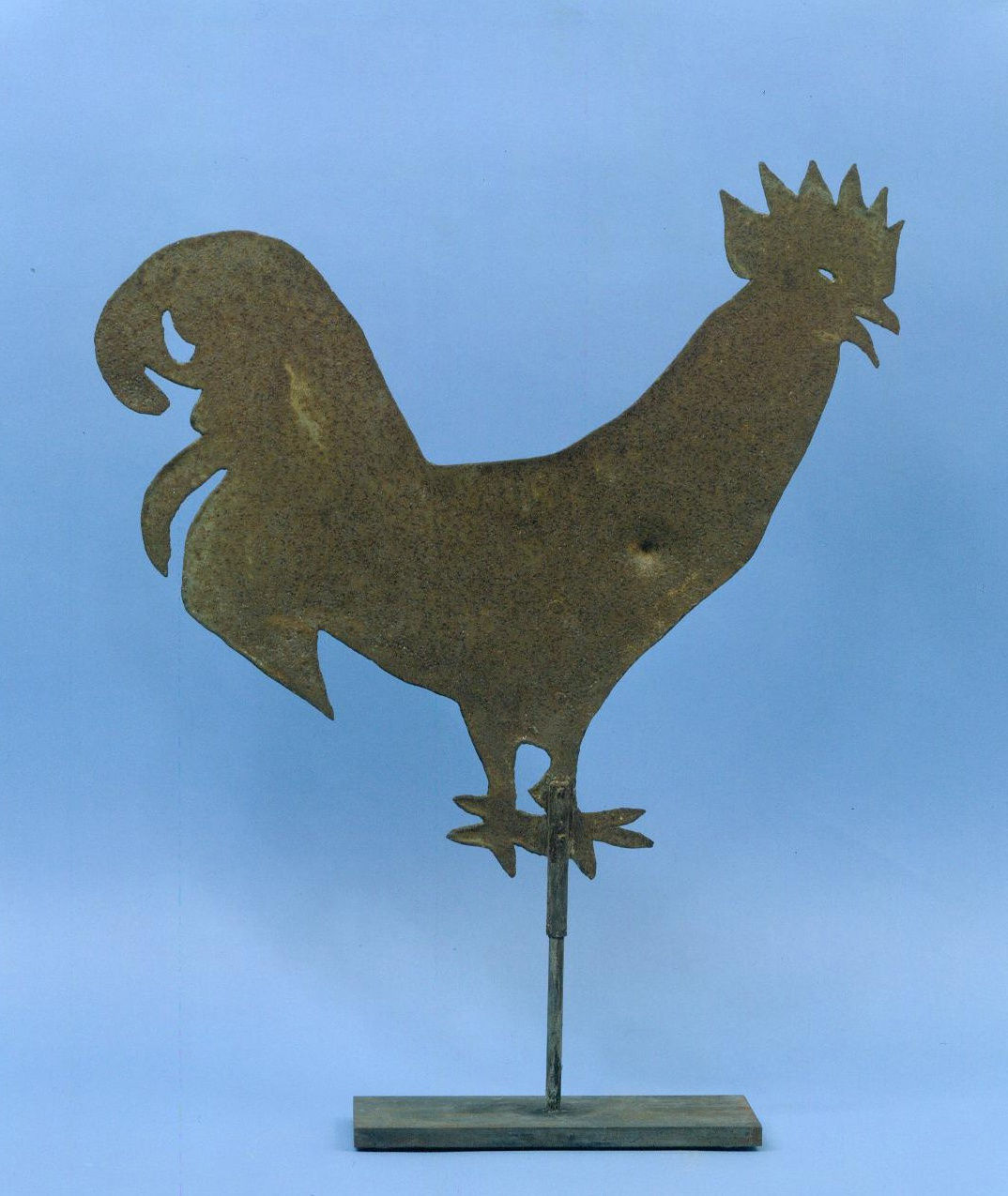 English, Smiling Rooster Weathervane, c. 1850-1870