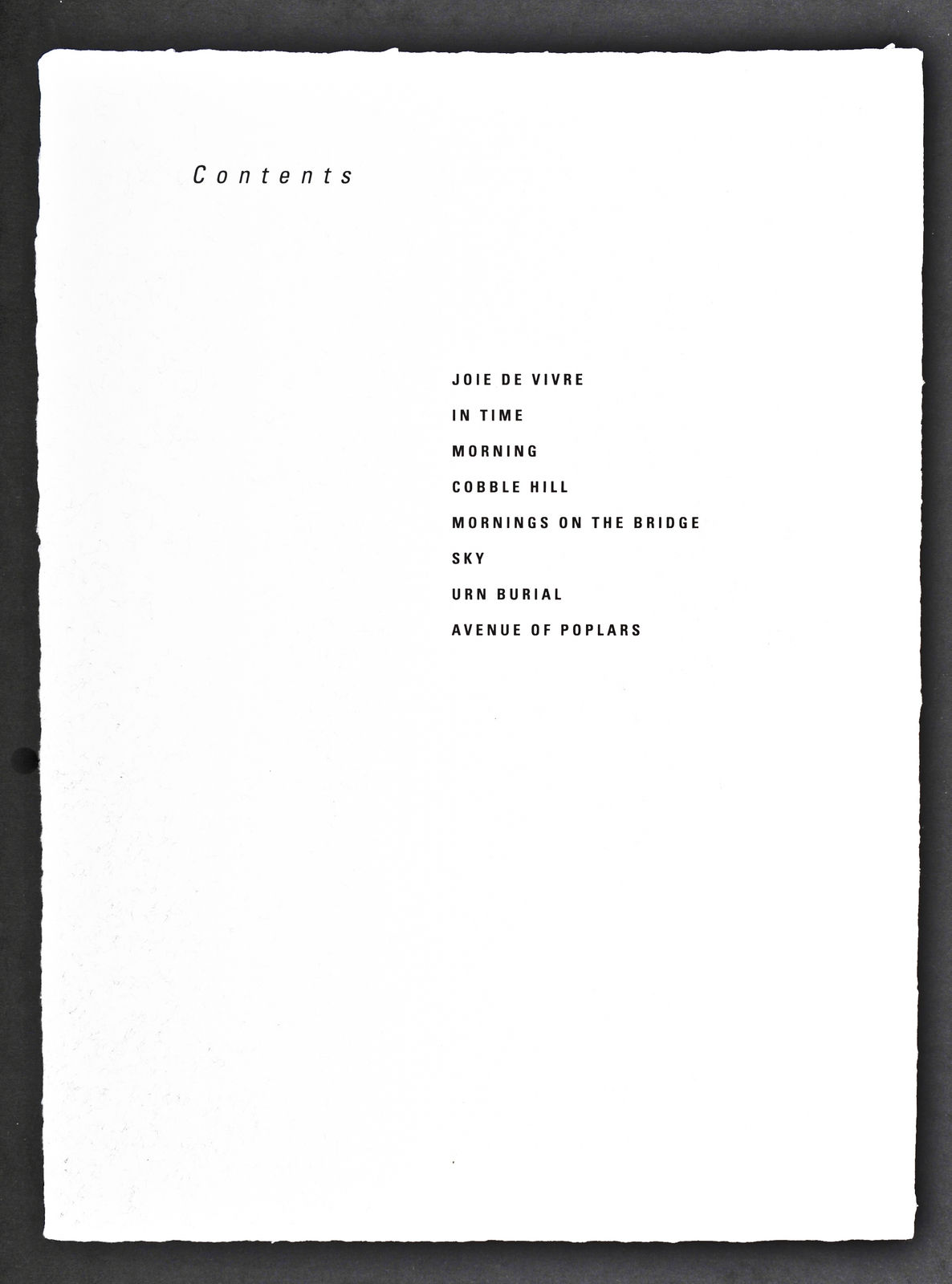 Joan Mitchell, Avenue of the Poplars, 1992