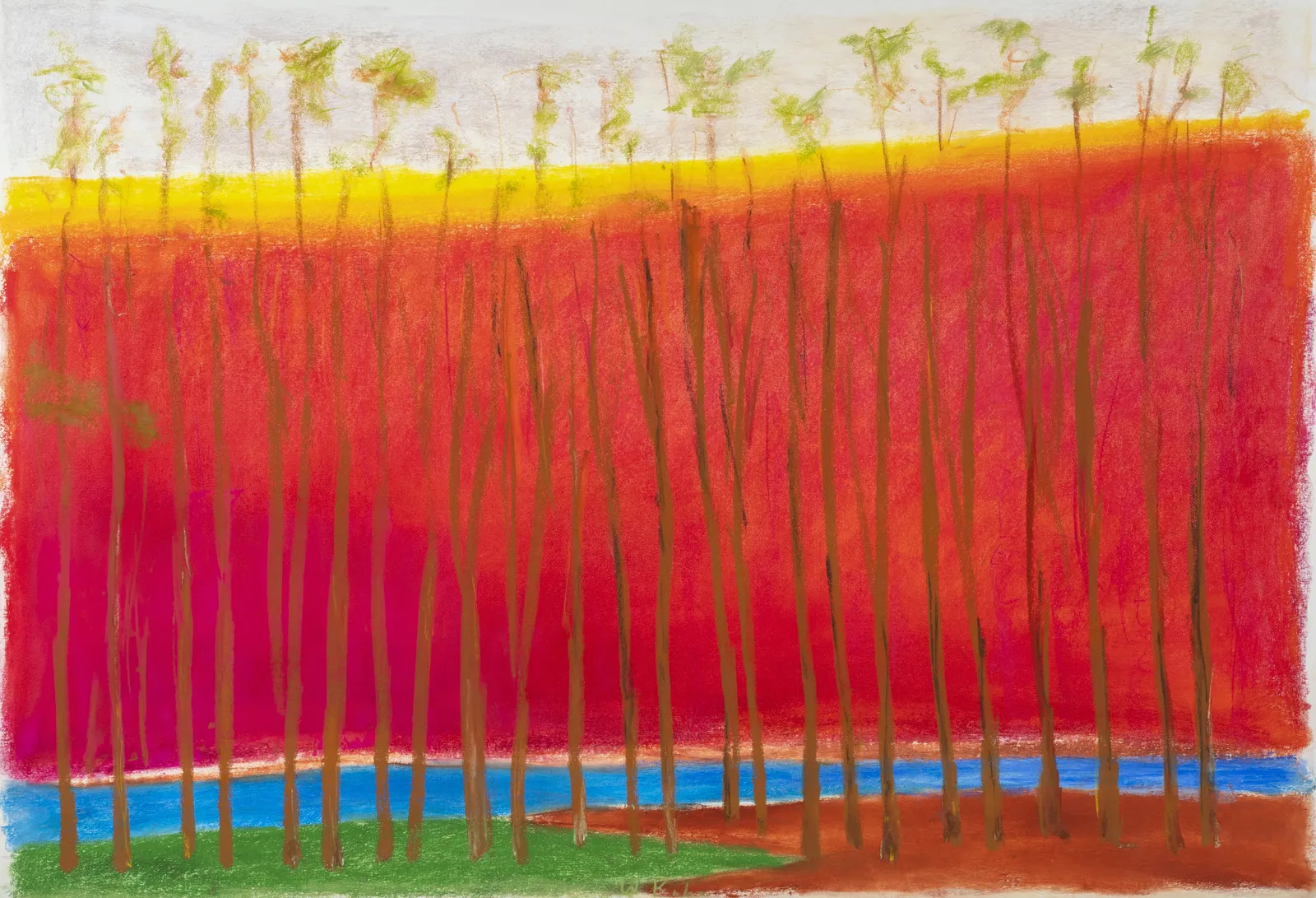 Wolf Kahn, Untitled, c. 1990s