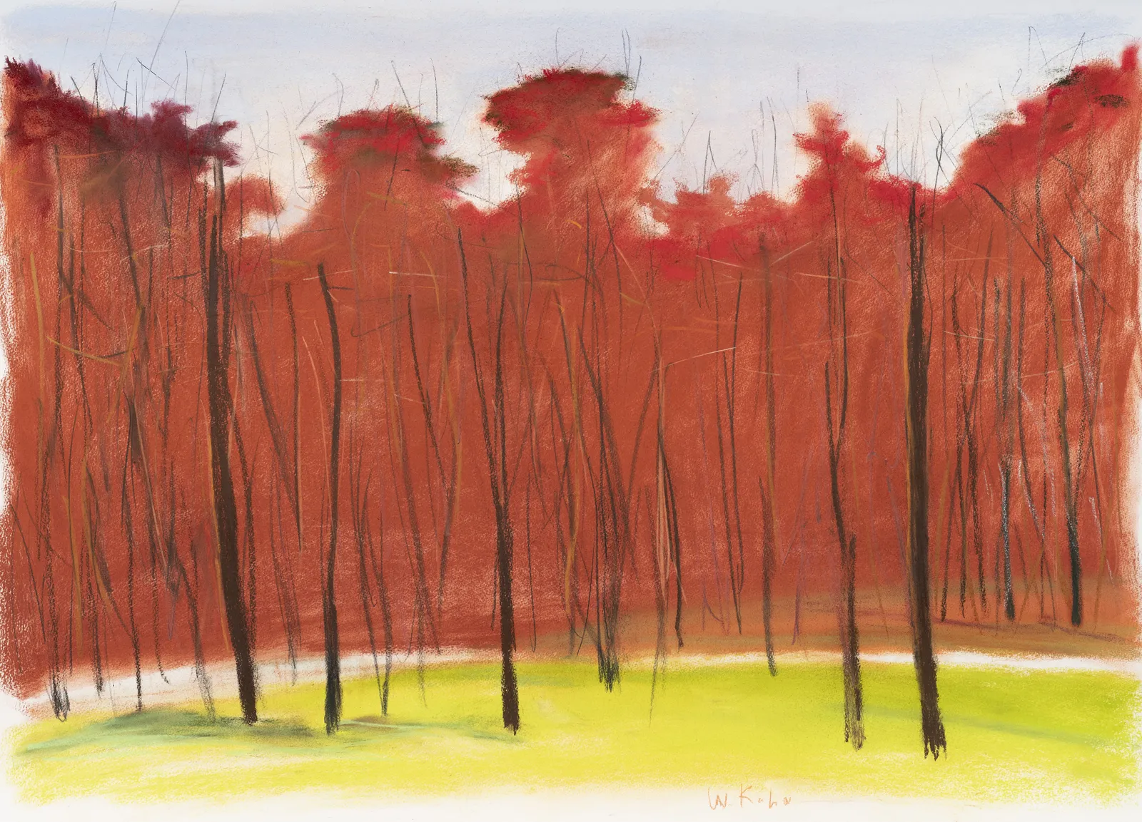 Wolf Kahn, Untitled, c. 1990s