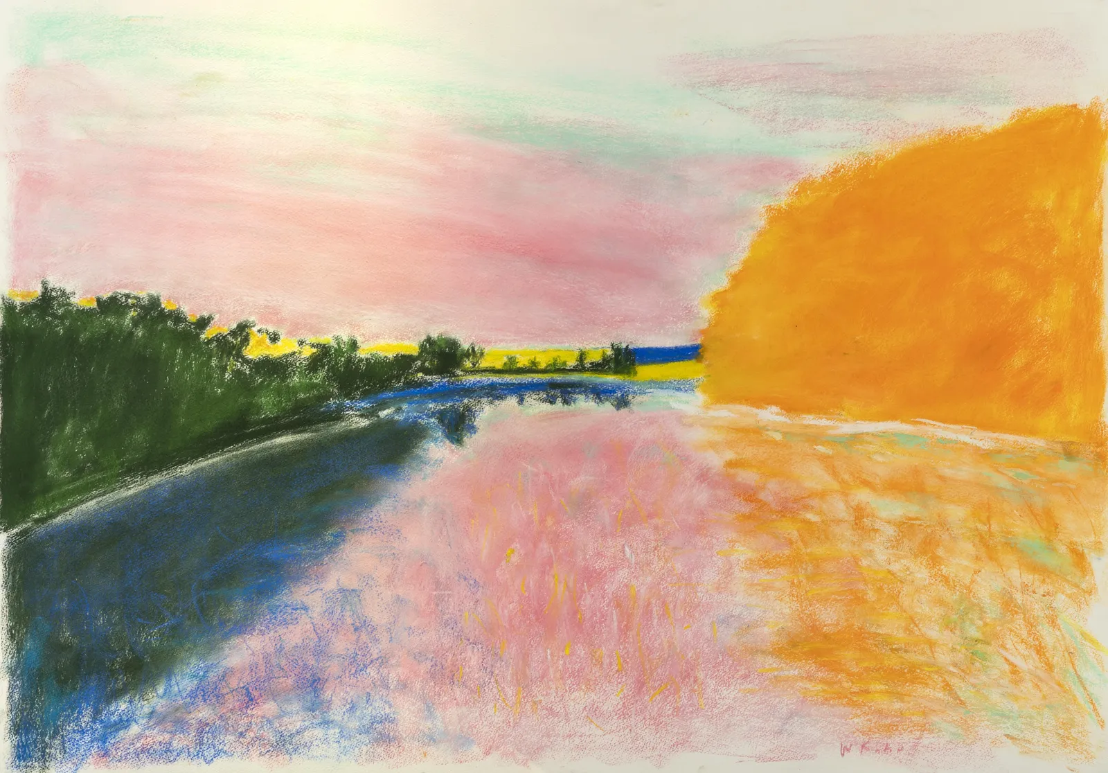 Wolf Kahn, Untitled, c. 1990s