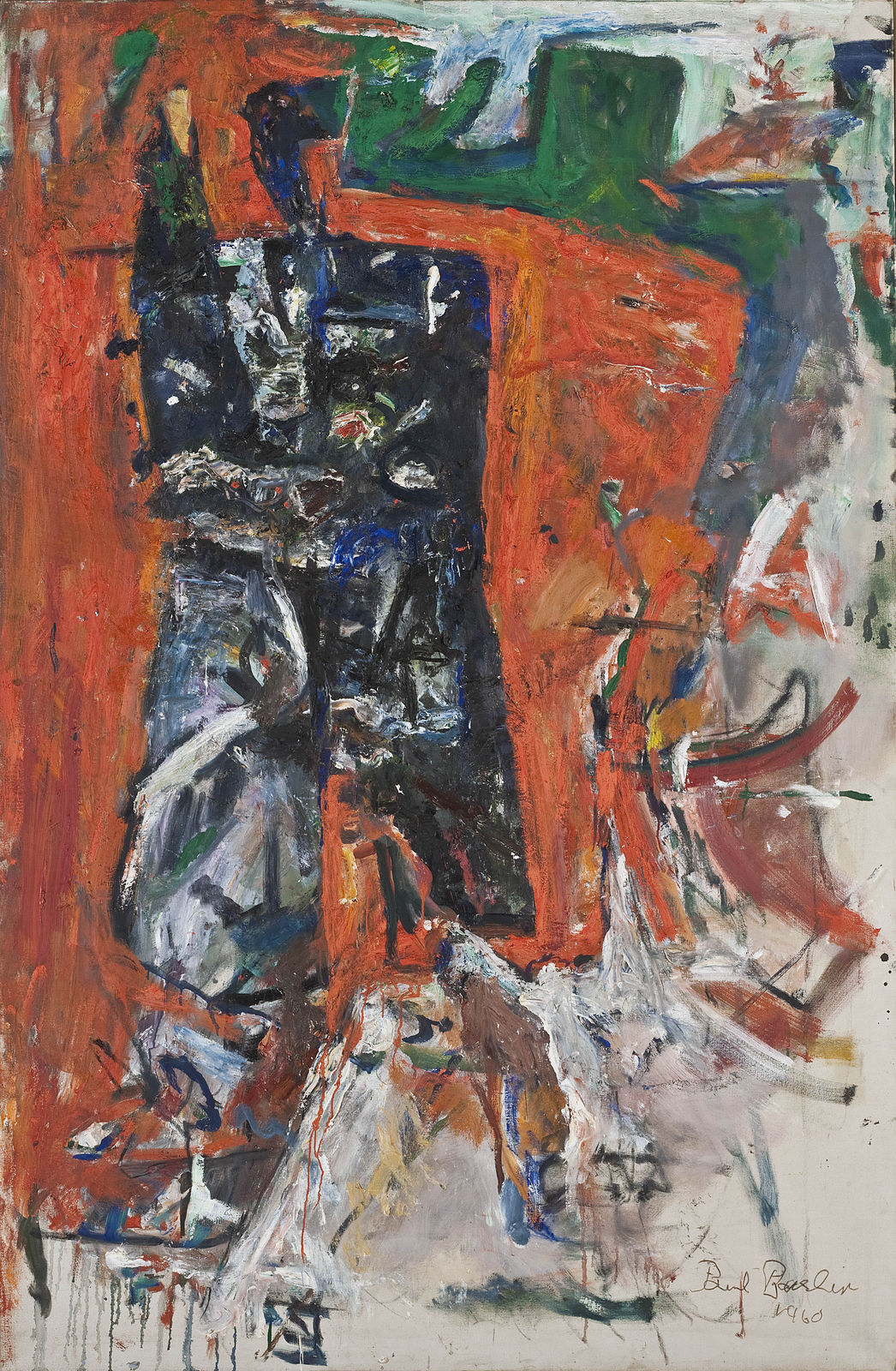 Paul Burlin, The Black Narcissus, 1960