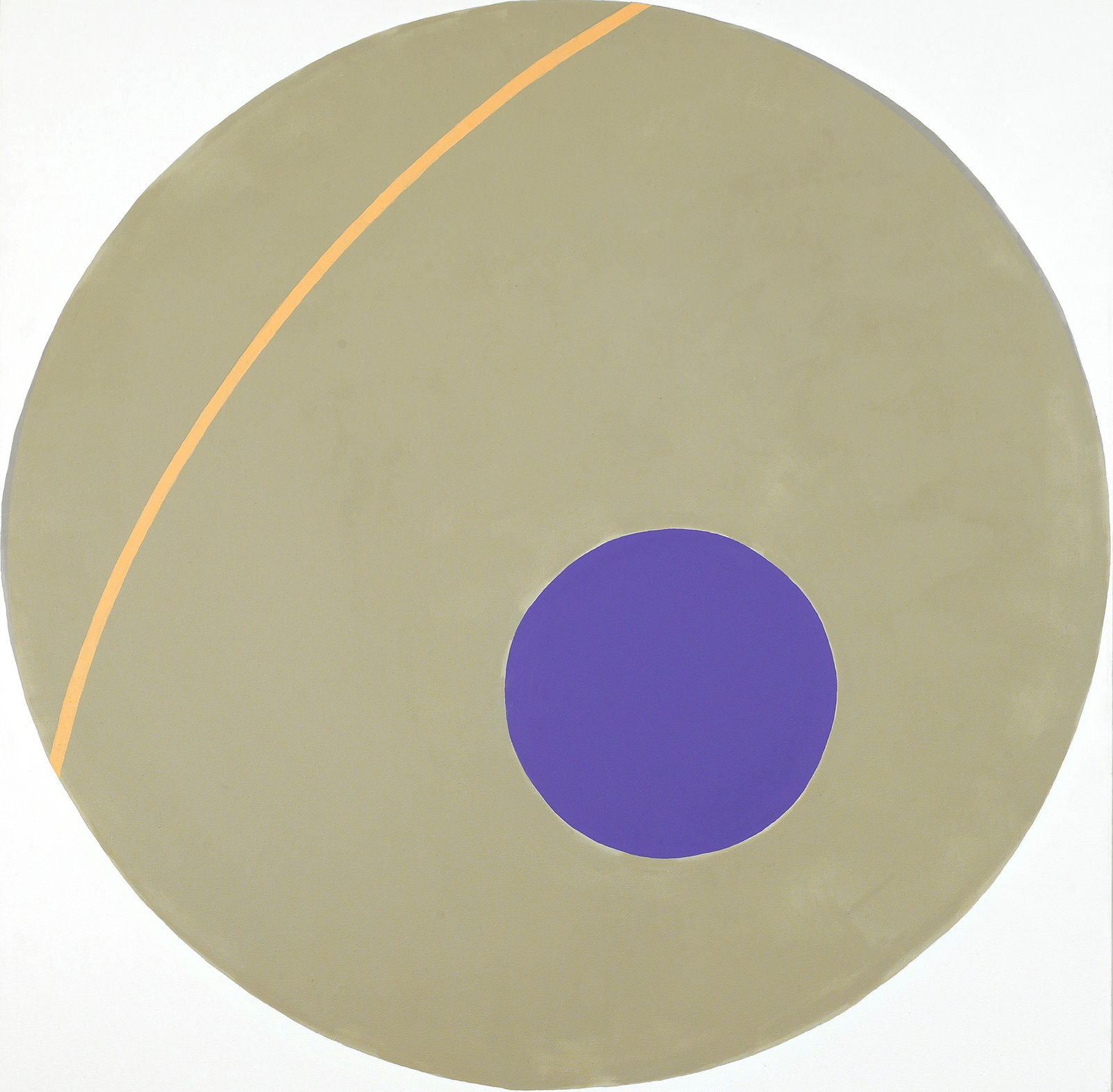 Alexander Liberman, Purple on Green, 1963