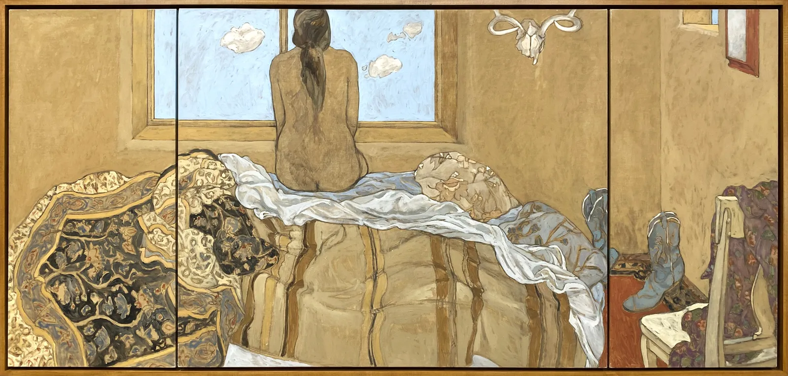 Susan Bright Hertel, Wonderful Morning (triptych), 1986