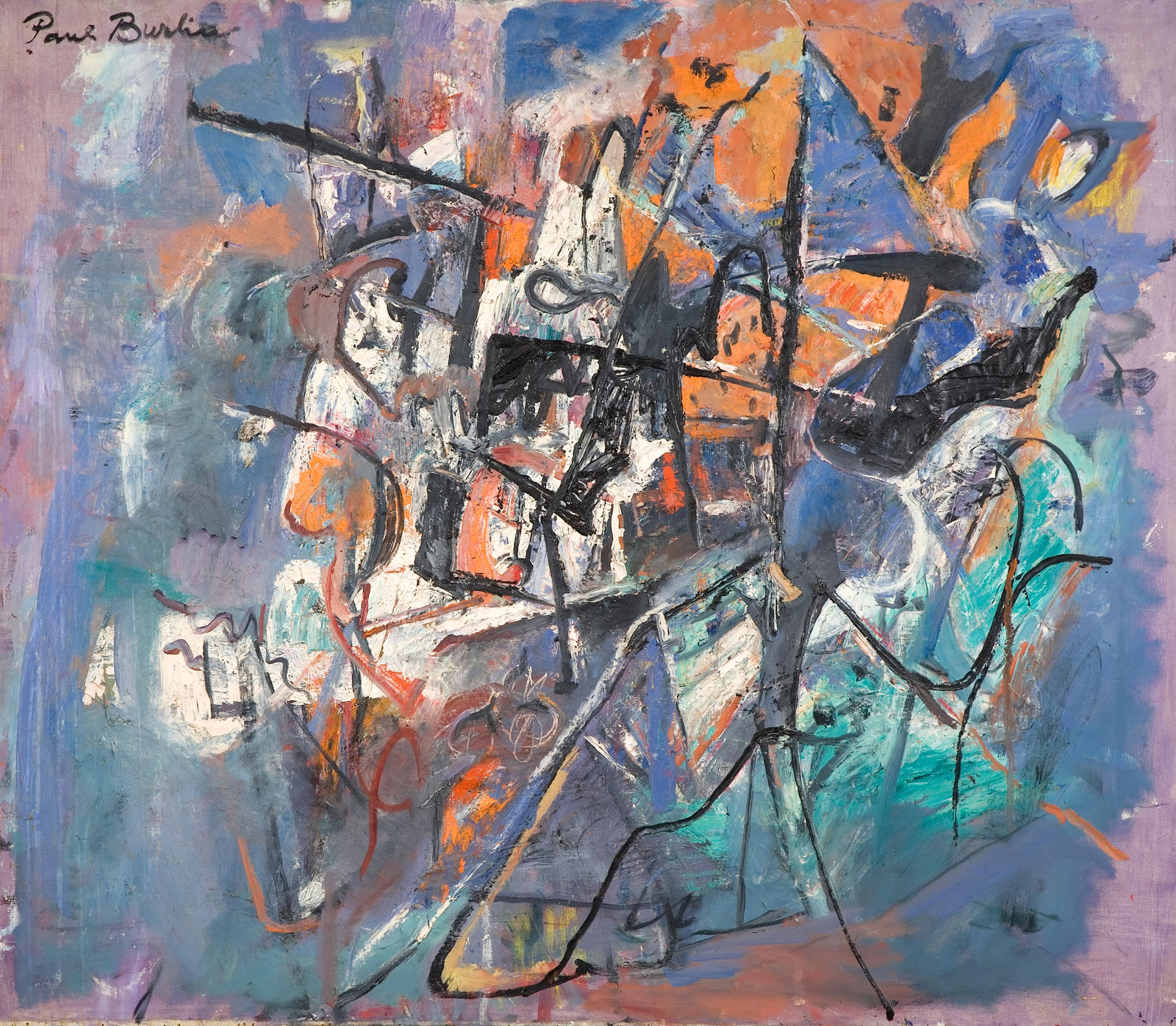 Paul Burlin, B-2 (Joy), 1957