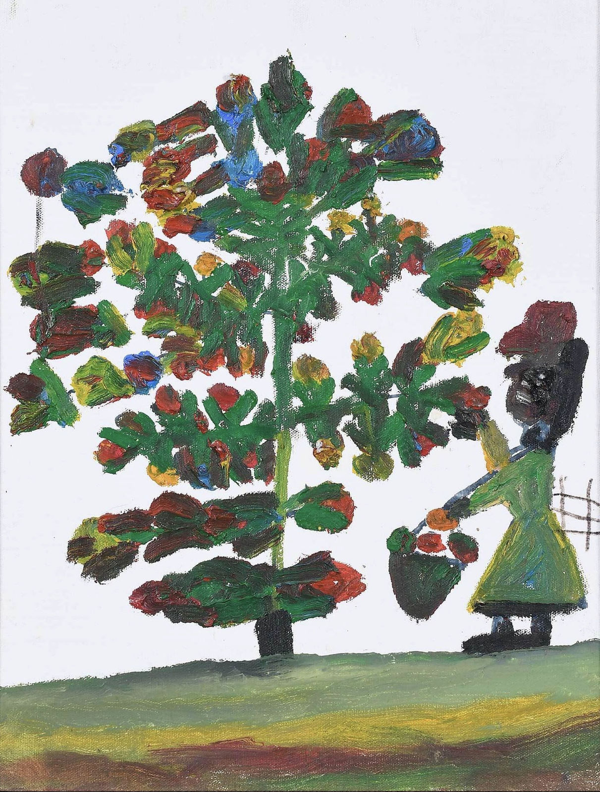 Clementine Hunter, Apple Picking