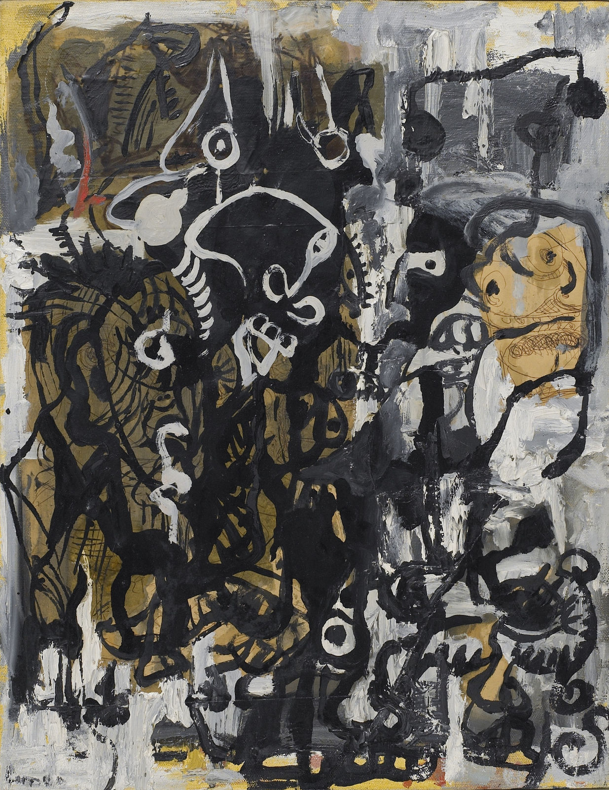 George Condo, Improvisation I, 1984