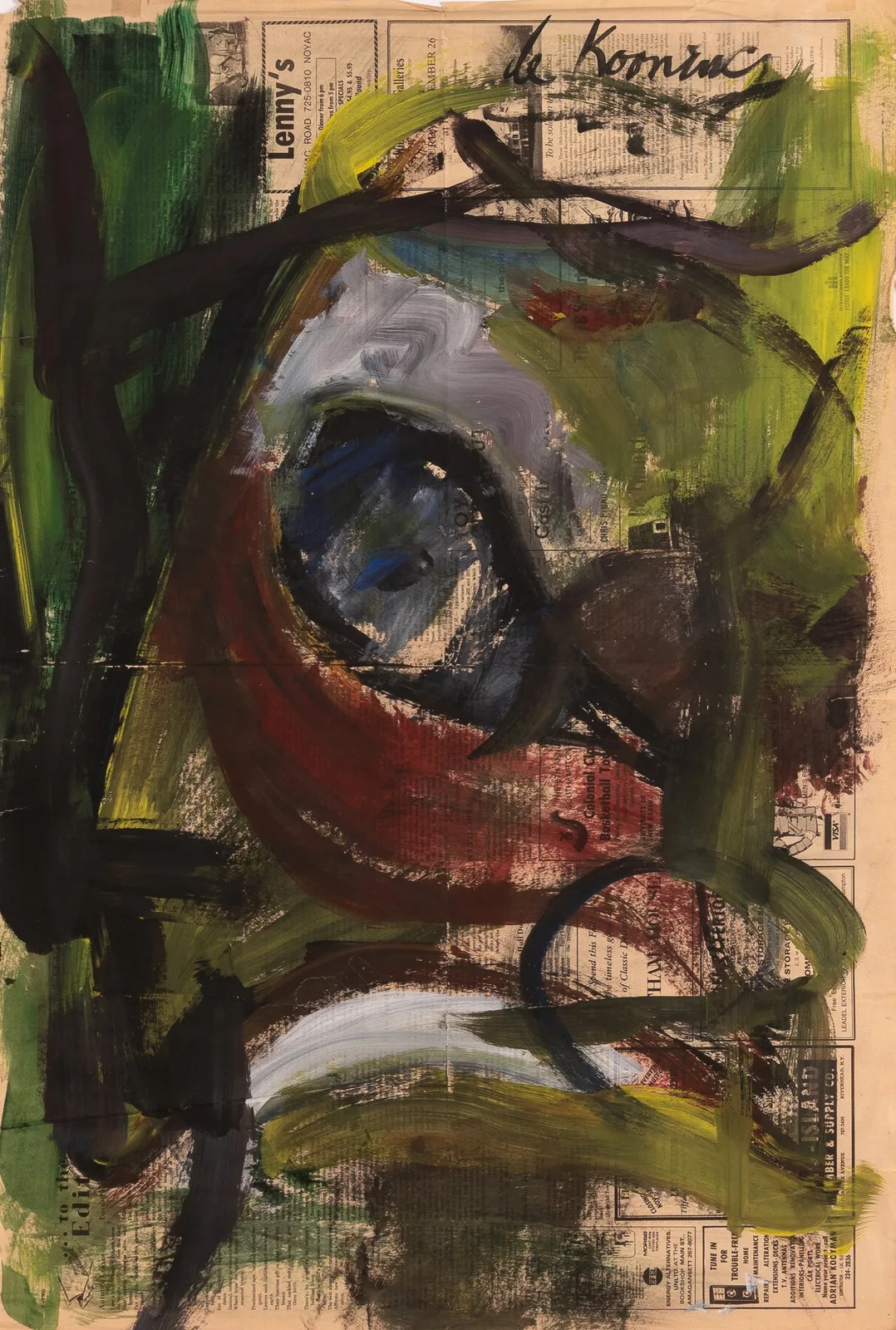 Willem de Kooning, Untitled, c. 1970s
