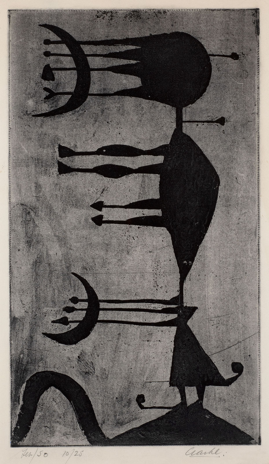 Geoffrey Clarke, Man February, 1950