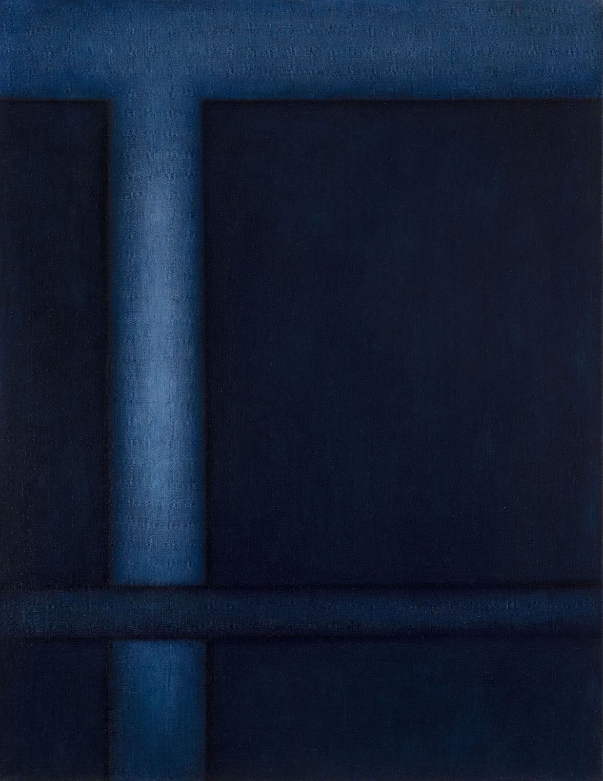 Emma Alcock, Window, Blue, 2004