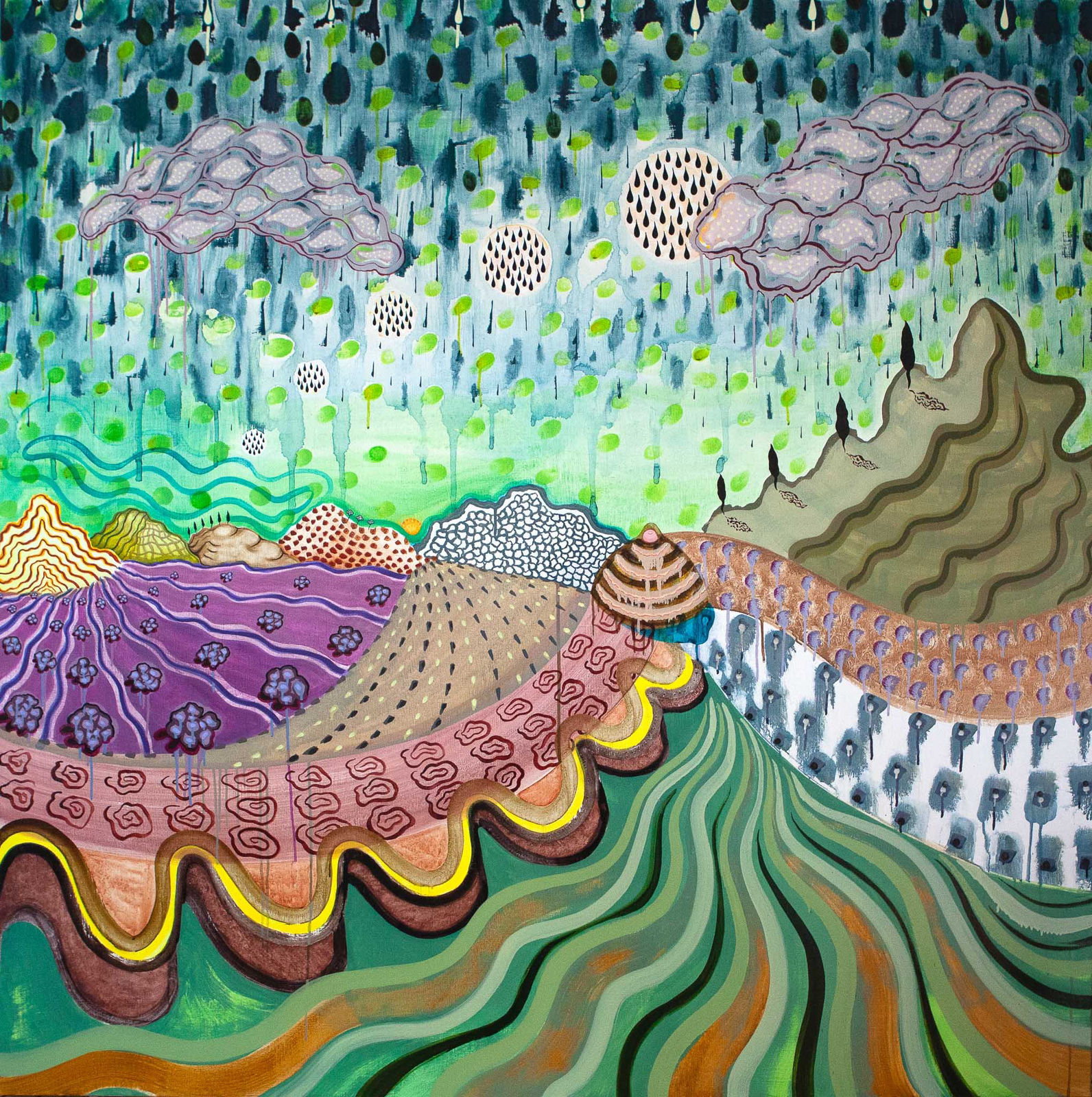 Lily Prince, Distant Rain, 2023-2024