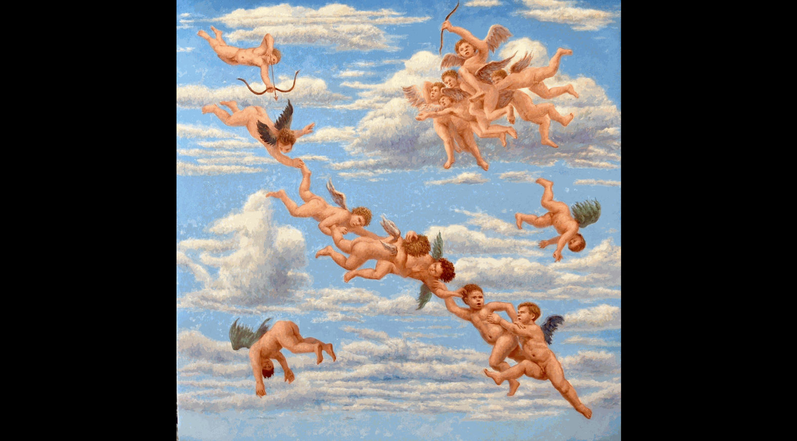 John Alexander Parks, Putti Attack, 2018