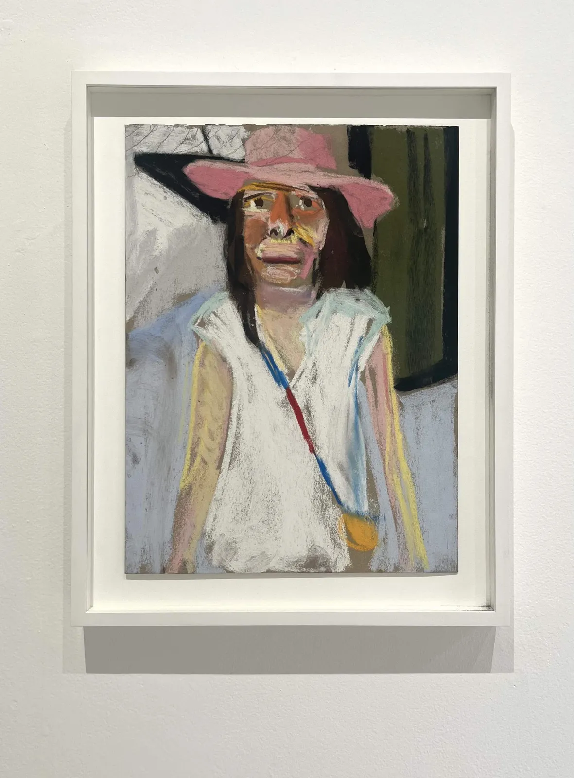 Chantal Joffe, Self Portrait in Union Square, 2015