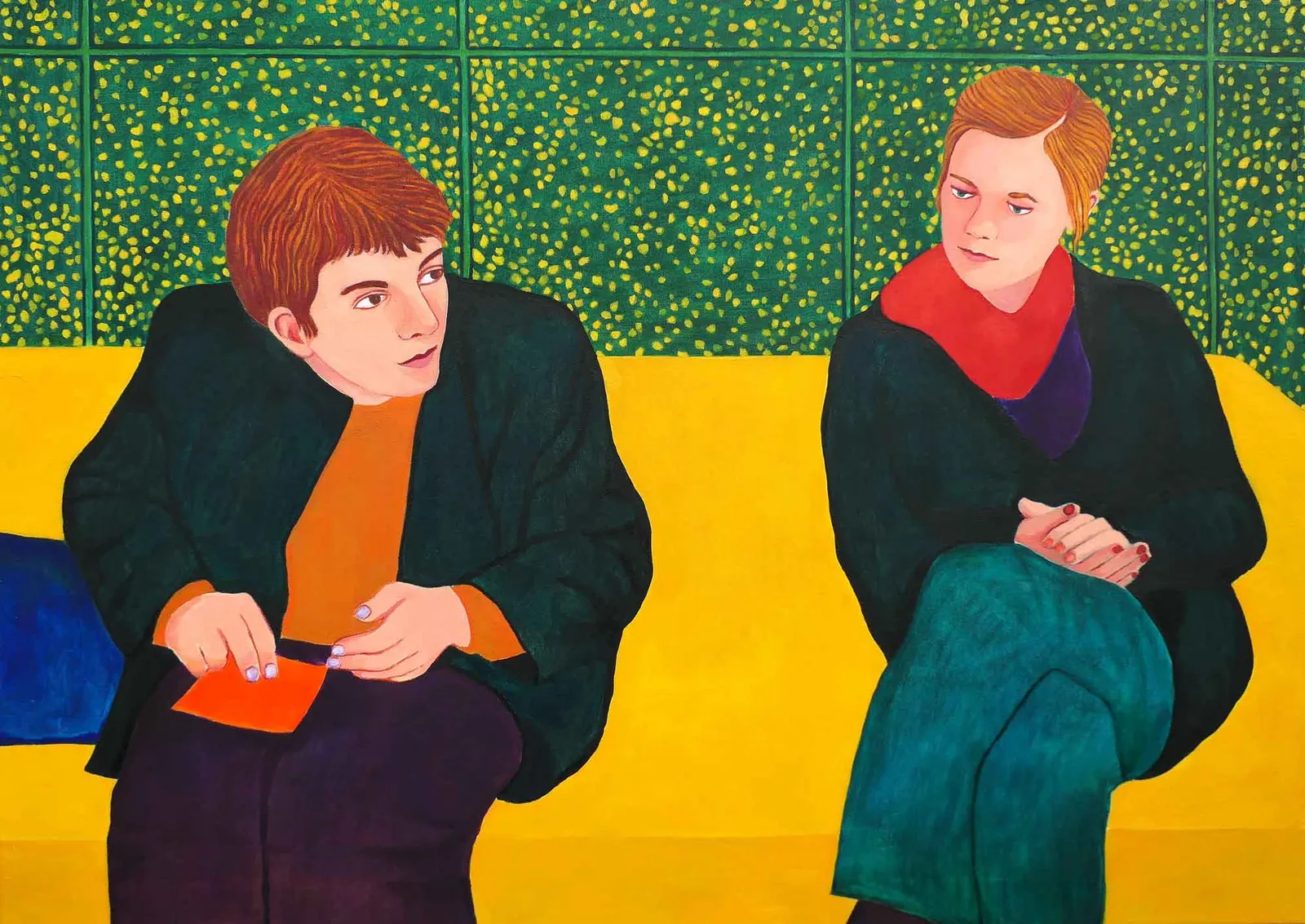 Ramona Projer, Gelbes Sofa, 2025