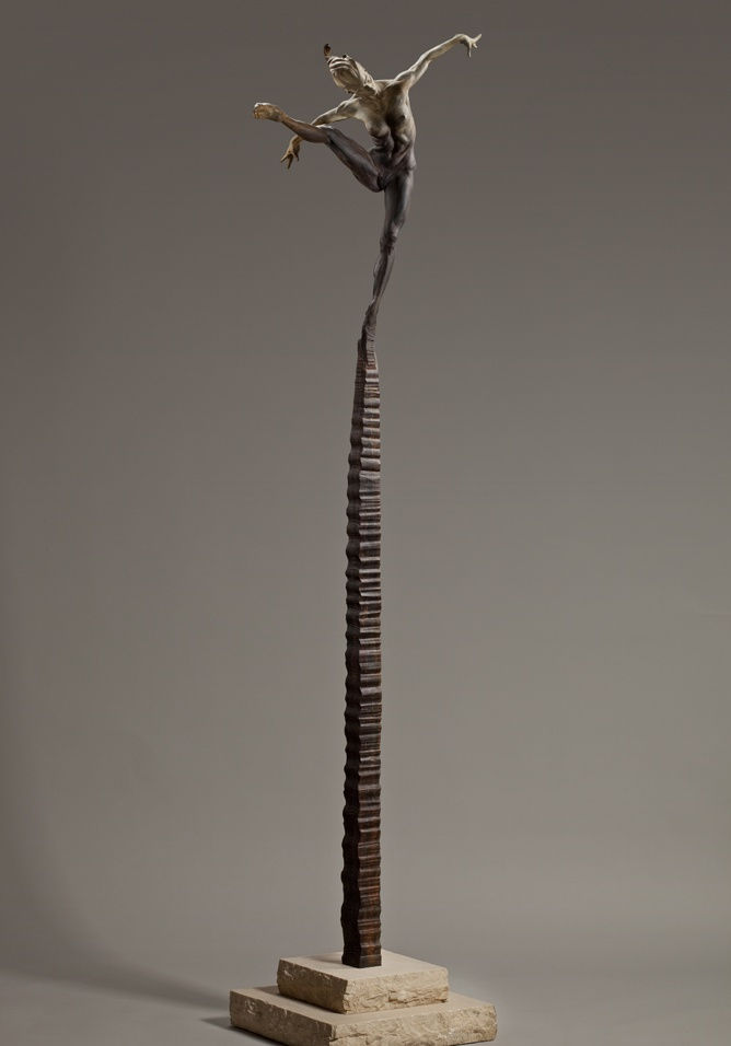 Richard MacDonald, Ritual Female Dancer, Column, 2012