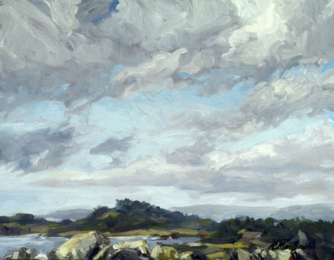 Richard MacDonald, View from Deck, After the Storm, Archival Print