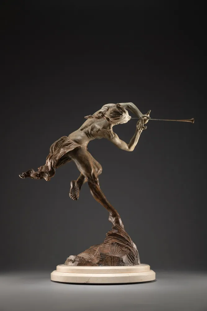 Richard MacDonald, Trumpeter, Draped, Third life, 2014