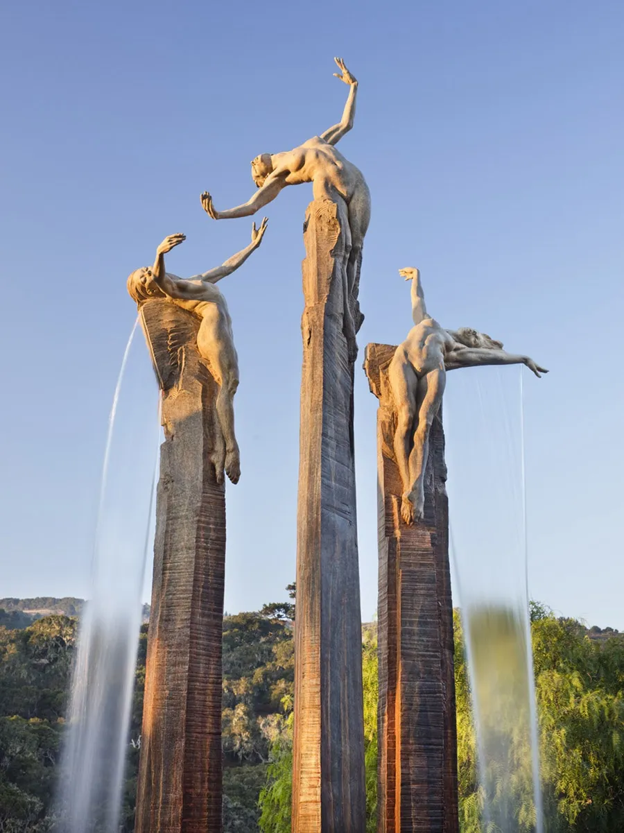 Richard MacDonald, Gathering Of Graces, Fountain, 2017