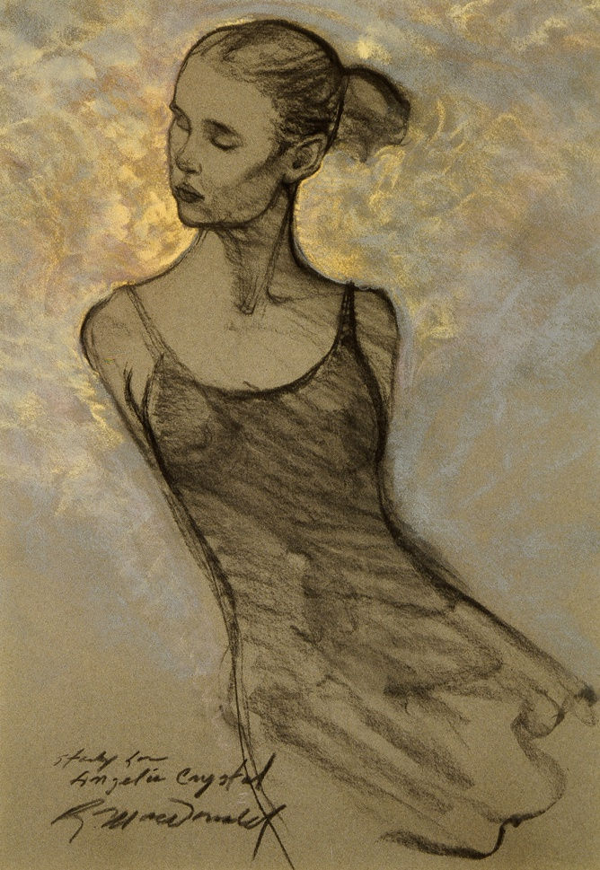 Richard MacDonald, Study for Angelic Crystal, Archival Print